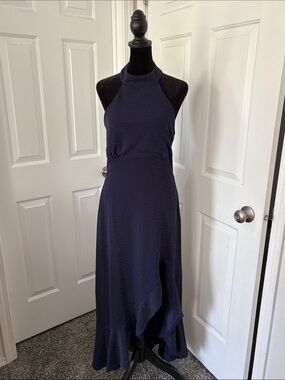 Lulus | Dresses | Lulus Photo Finish Royal Blue Sequin Laceup Maxi Dress M  Preowned | Poshmark